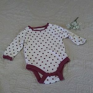 Purple Polka Dot Onesie